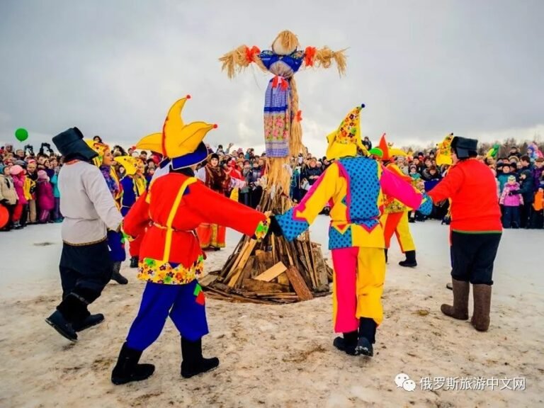 Maslenitsa festival in Russia